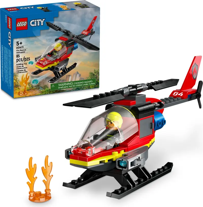 LEGO 60411 Strażacki helikopter ratunkowy zdjęcie 2