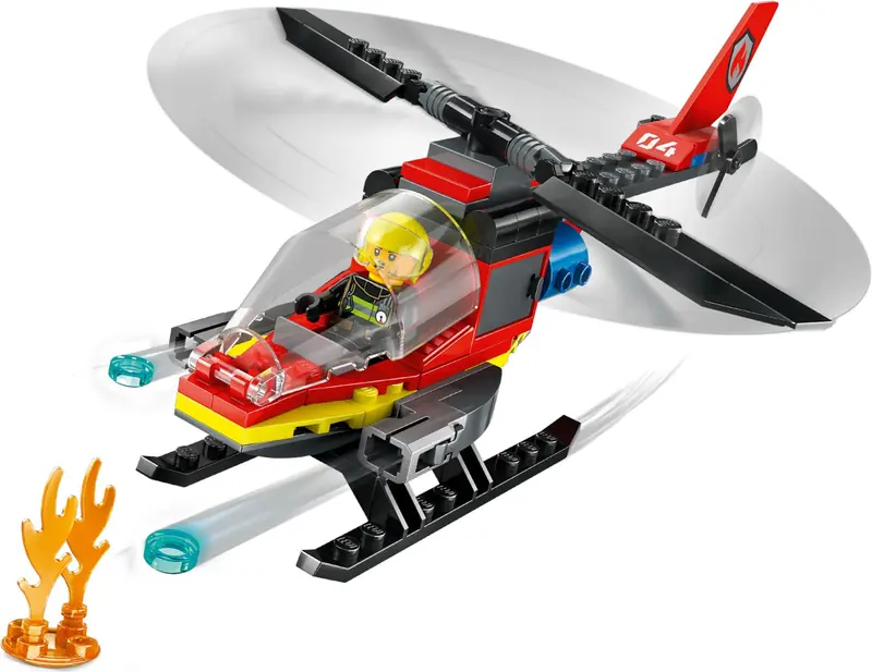 LEGO 60411 Strażacki helikopter ratunkowy zdjęcie 3