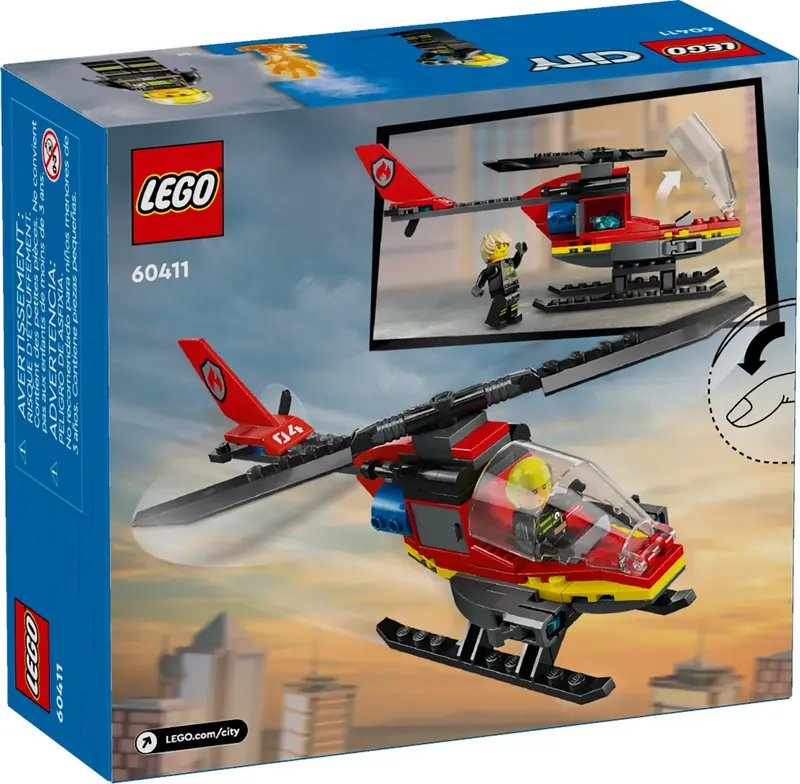 LEGO 60411 Strażacki helikopter ratunkowy zdjęcie 6