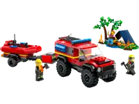 LEGO 60412 Terenowy wóz strażacki z łodzią ratunkową