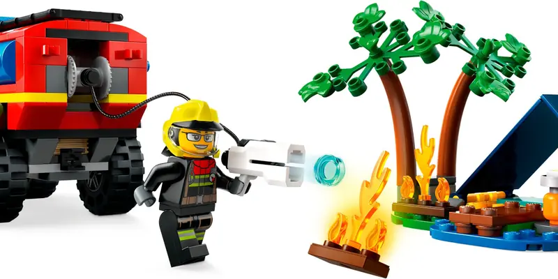 LEGO 60412 Terenowy wóz strażacki z łodzią ratunkową zdjęcie 4