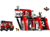 LEGO 60414 Remiza strażacka z wozem strażackim