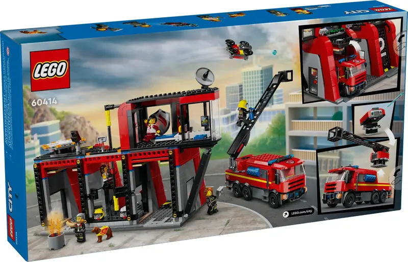 LEGO 60414 Remiza strażacka z wozem strażackim zdjęcie 7