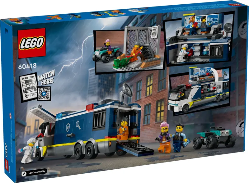 LEGO 60418 Policyjna ciężarówka z laboratorium kryminalnym zdjęcie 5