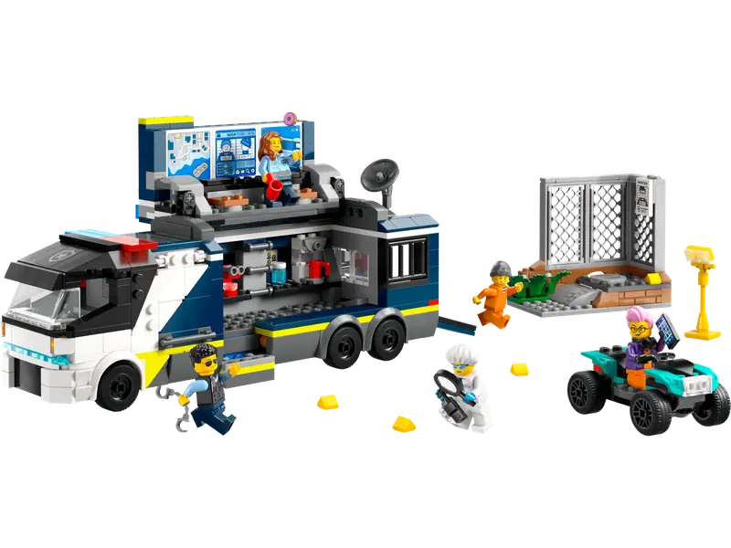 LEGO 60418 Policyjna ciężarówka z laboratorium kryminalnym