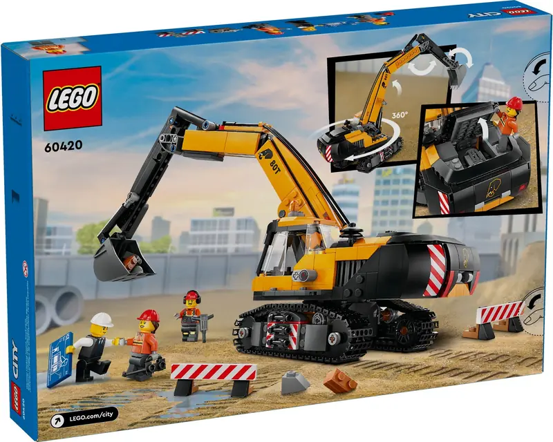 LEGO 60420 Żółta koparka zdjęcie 6