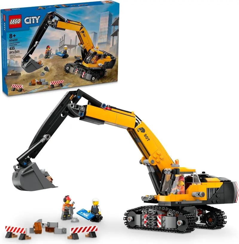 LEGO 60420 Żółta koparka zdjęcie 7