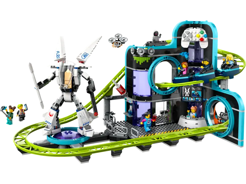 LEGO 60421 Park Świat Robotów z rollercoasterem