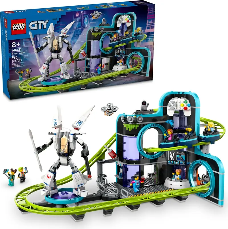LEGO 60421 Park Świat Robotów z rollercoasterem zdjęcie 5