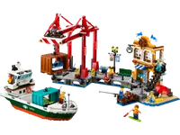 LEGO 60422 Nadmorski port ze statkiem towarowym