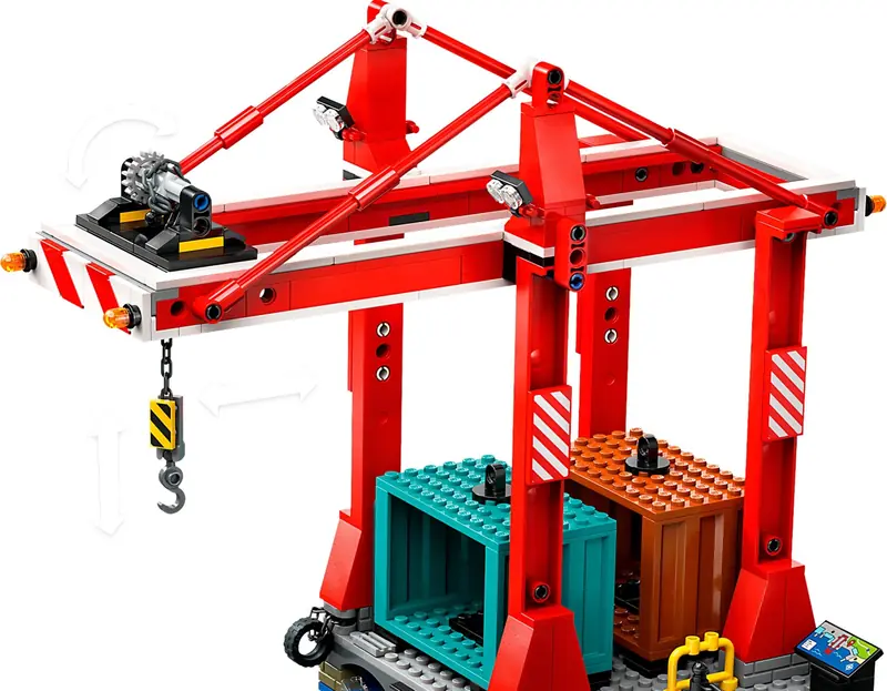 LEGO 60422 Nadmorski port ze statkiem towarowym zdjęcie 4