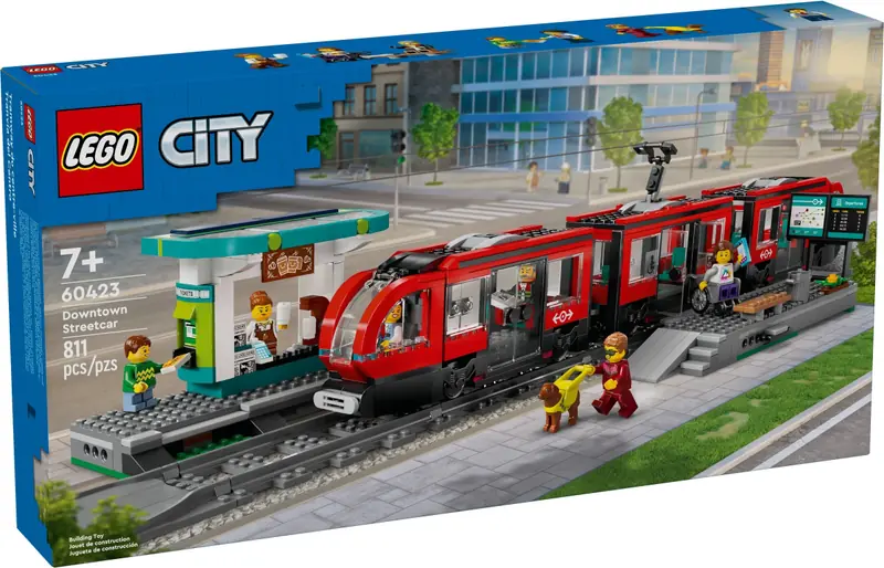 LEGO 60423 Tramwaj miejski ze stacją zdjęcie 2