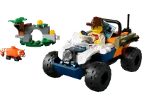 LEGO 60424 Quad badacza dżungli z pandą czerwoną
