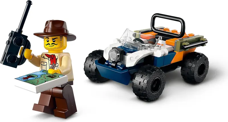 LEGO 60424 Quad badacza dżungli z pandą czerwoną zdjęcie 3