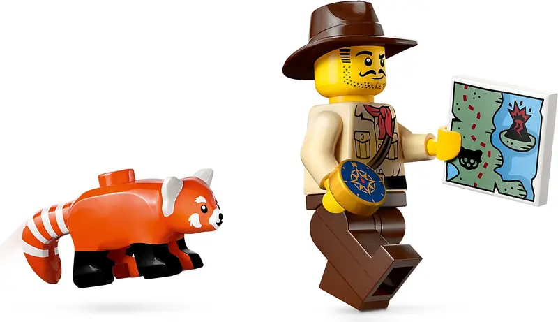 LEGO 60424 Quad badacza dżungli z pandą czerwoną zdjęcie 4