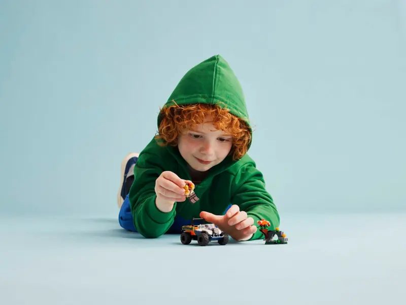 LEGO 60424 Quad badacza dżungli z pandą czerwoną zdjęcie 7