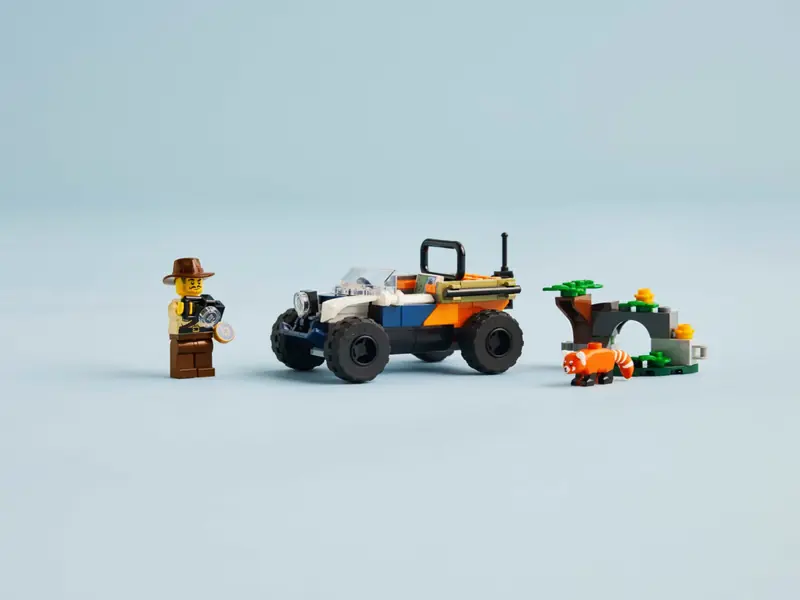 LEGO 60424 Quad badacza dżungli z pandą czerwoną zdjęcie 8