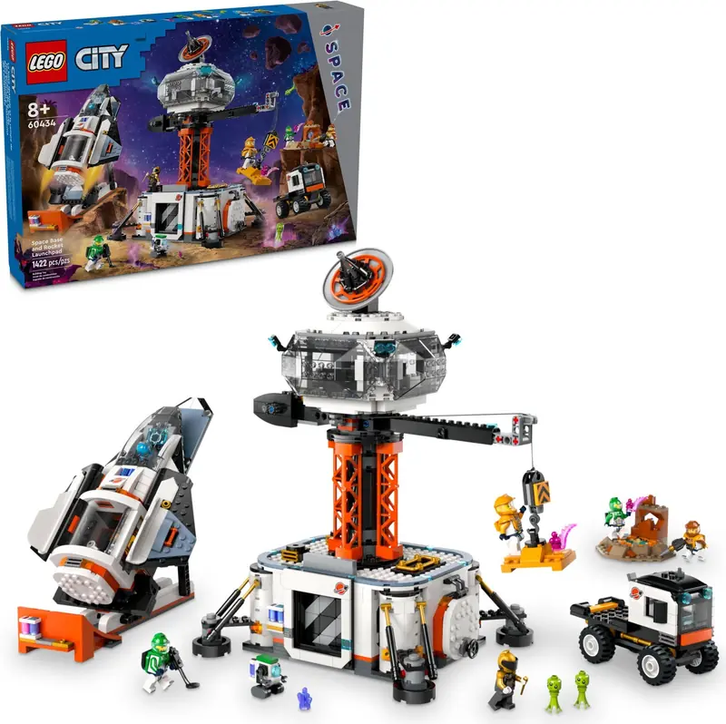 LEGO 60434 Stacja kosmiczna i stanowisko startowe rakiety zdjęcie 5