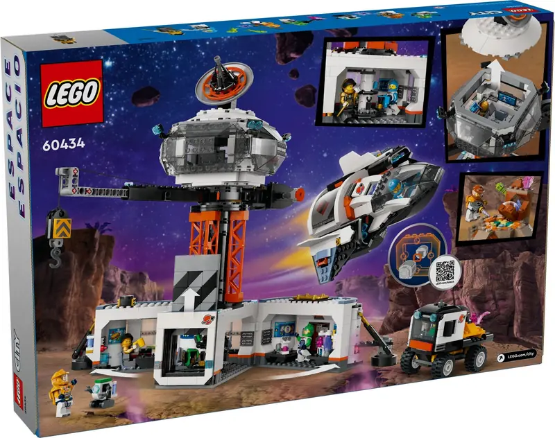 LEGO 60434 Stacja kosmiczna i stanowisko startowe rakiety zdjęcie 2