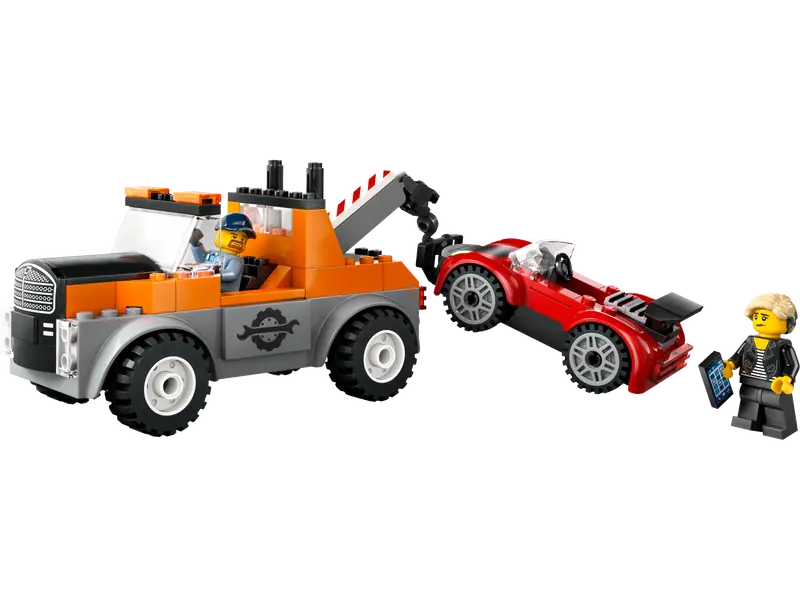 LEGO 60435 Samochód pomocy drogowej i naprawa sportowego auta