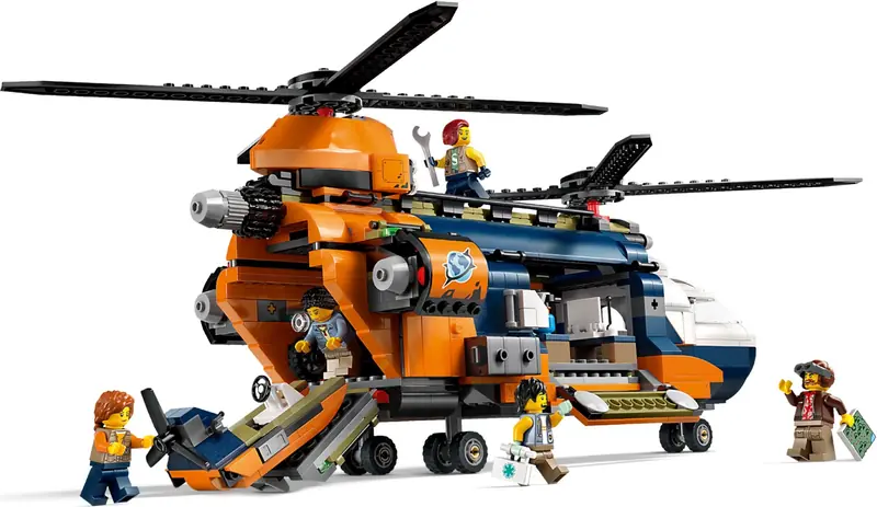LEGO 60437 Helikopter badaczy dżungli w bazie zdjęcie 2