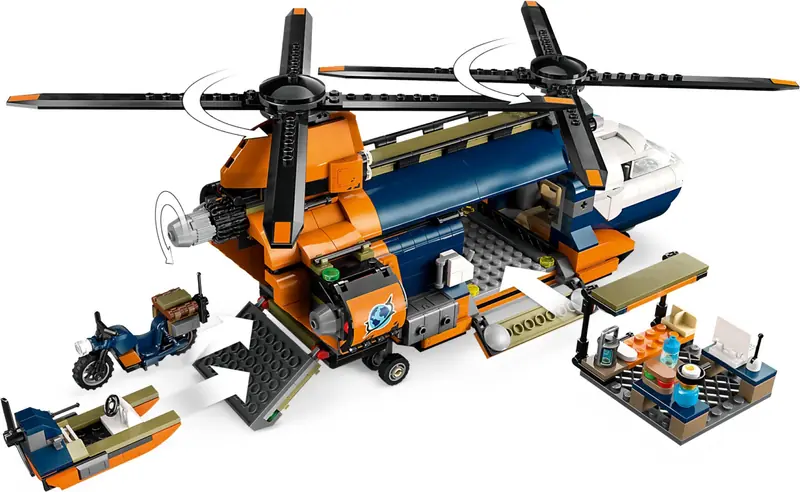 LEGO 60437 Helikopter badaczy dżungli w bazie zdjęcie 3