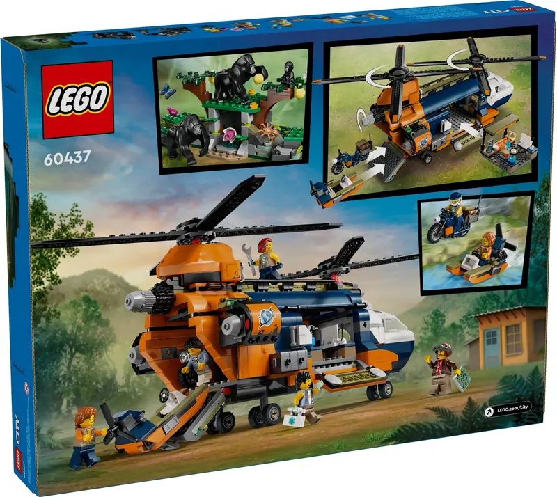 LEGO 60437 Helikopter badaczy dżungli w bazie zdjęcie 7