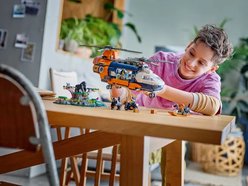 LEGO 60437 Helikopter badaczy dżungli w bazie zdjęcie 9