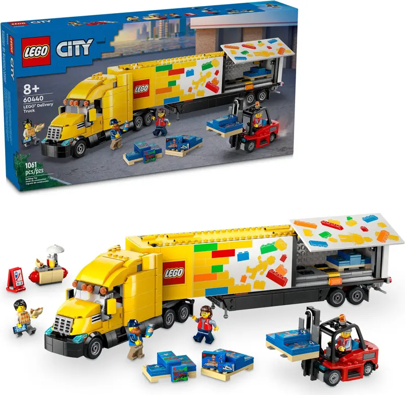LEGO 60440 Żółta ciężarówka dostawcza zdjęcie 3