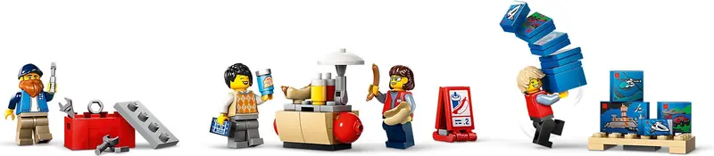 LEGO 60440 Żółta ciężarówka dostawcza zdjęcie 4