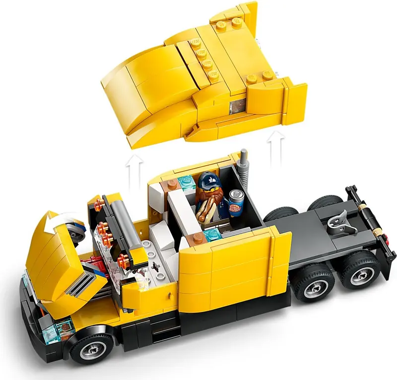 LEGO 60440 Żółta ciężarówka dostawcza zdjęcie 6