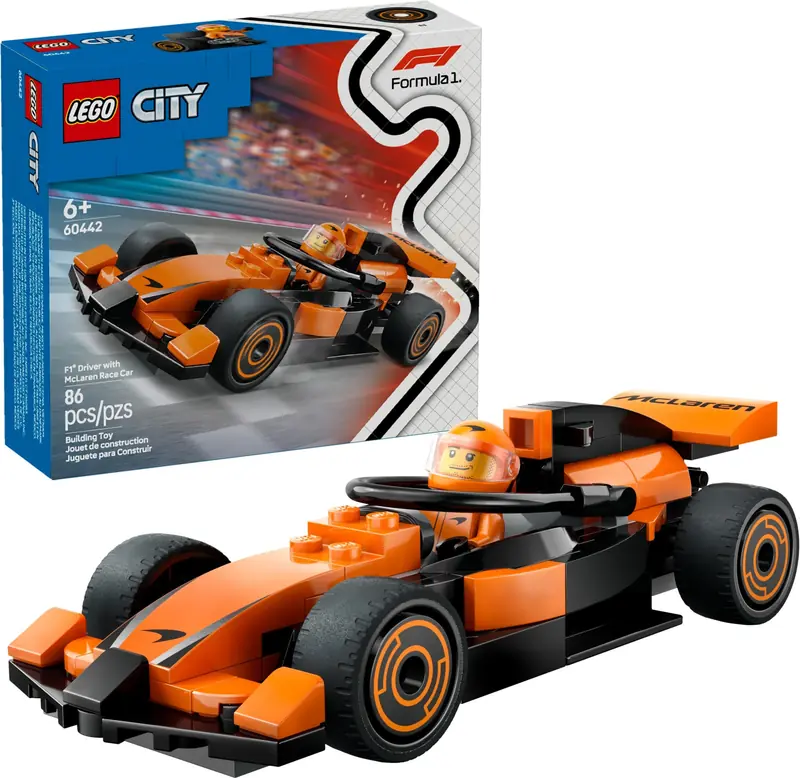 LEGO 60442 F1 Kierowca i bolid McLaren zdjęcie 3