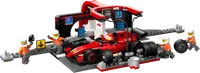 LEGO 60443 F1® Pit stop i mechanicy z bolidem Ferrari