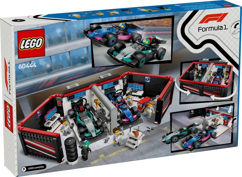 LEGO 60444 F1 Garaż i bolidy Mercedes-AMG i Alpine zdjęcie 2