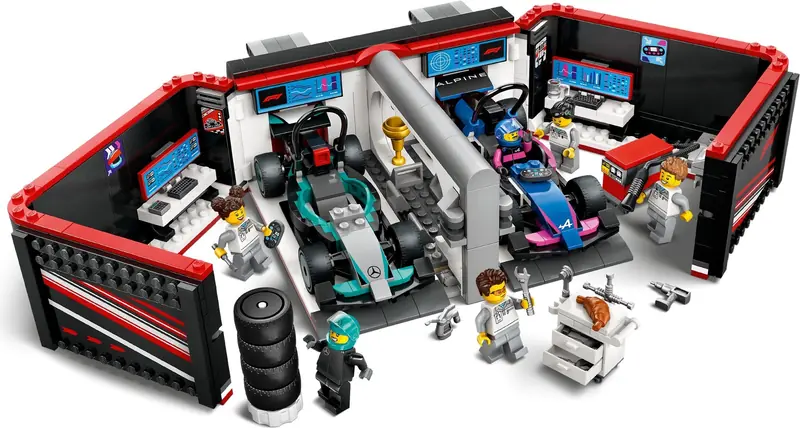 LEGO 60444 F1 Garaż i bolidy Mercedes-AMG i Alpine zdjęcie 5