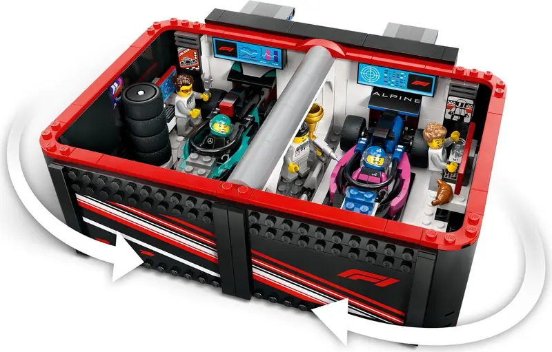 LEGO 60444 F1 Garaż i bolidy Mercedes-AMG i Alpine zdjęcie 7