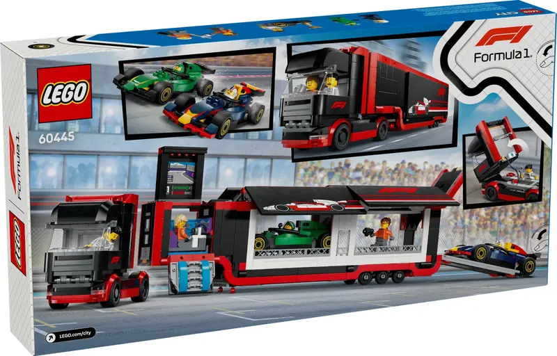 LEGO 60445 F1 Ciężarówka z bolidami RB20 i AMR24 F1 zdjęcie 5