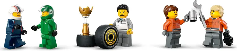 LEGO 60445 F1 Ciężarówka z bolidami RB20 i AMR24 F1 zdjęcie 4