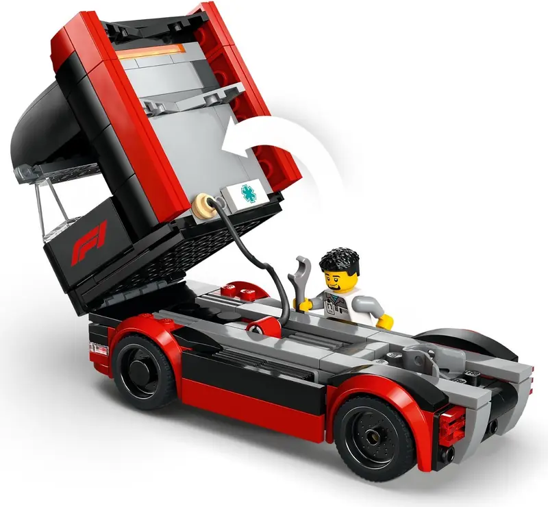 LEGO 60445 F1 Ciężarówka z bolidami RB20 i AMR24 F1 zdjęcie 7
