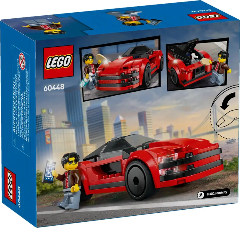 LEGO 60448 Czerwony samochód sportowy zdjęcie 2