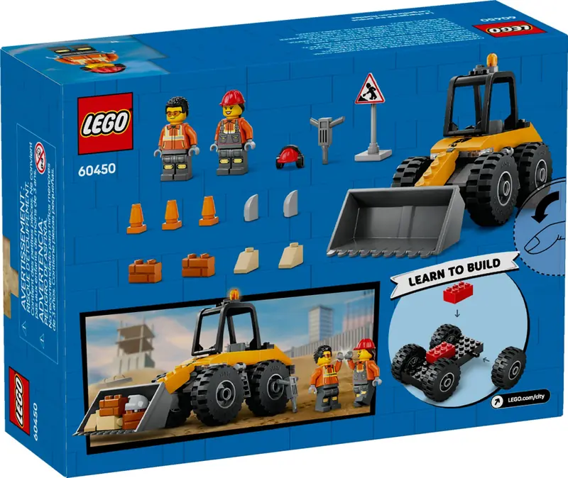 LEGO 60450 Żółta ładowarka kołowa zdjęcie 2