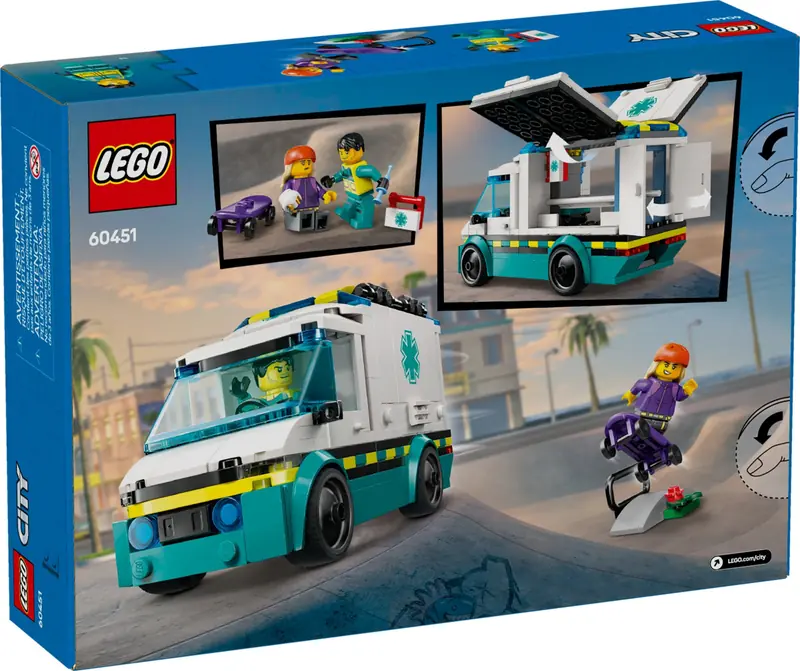 LEGO 60451 Karetka pogotowia zdjęcie 2