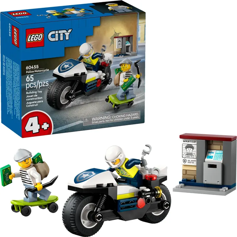 LEGO 60455 Pościg na motocyklu policyjnym zdjęcie 2