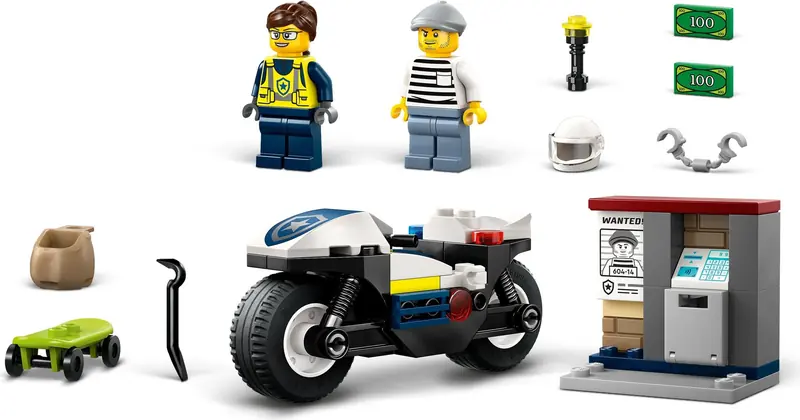 LEGO 60455 Pościg na motocyklu policyjnym zdjęcie 3