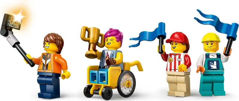 LEGO 60460 Bez granic: tor z rampami dla wyścigówek zdjęcie 2