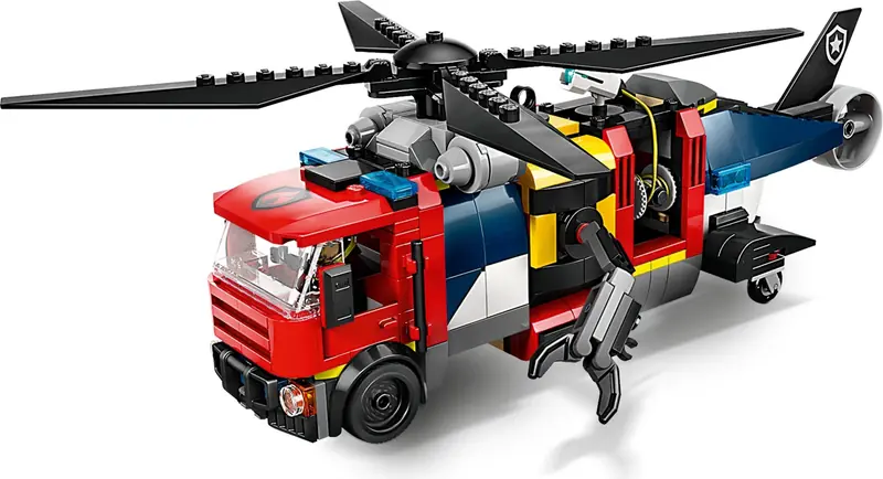 LEGO 60462 Zestaw z helikopterem, wozem strażackim i łodzią podwodną zdjęcie 4