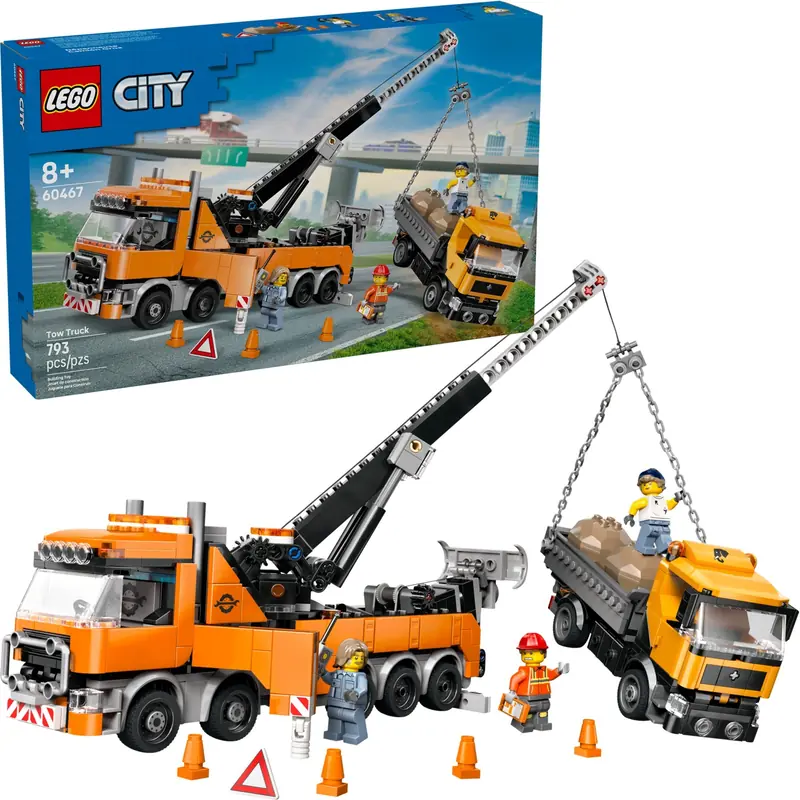 LEGO 60467 Wóz holowniczy z dźwigiem zdjęcie 3