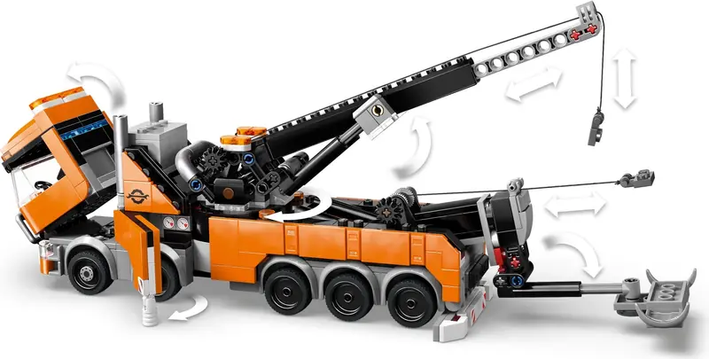 LEGO 60467 Wóz holowniczy z dźwigiem zdjęcie 6