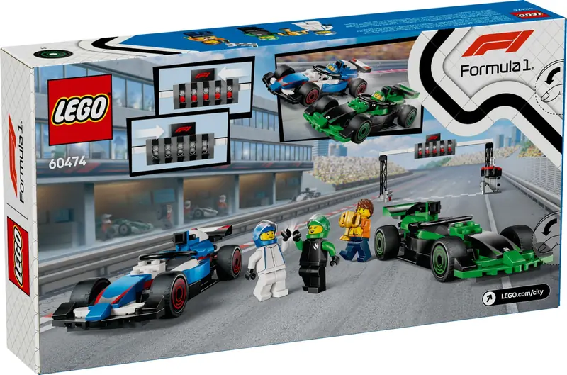 LEGO 60474 Padok F1 z bolidami VCARB i Sauber zdjęcie 2