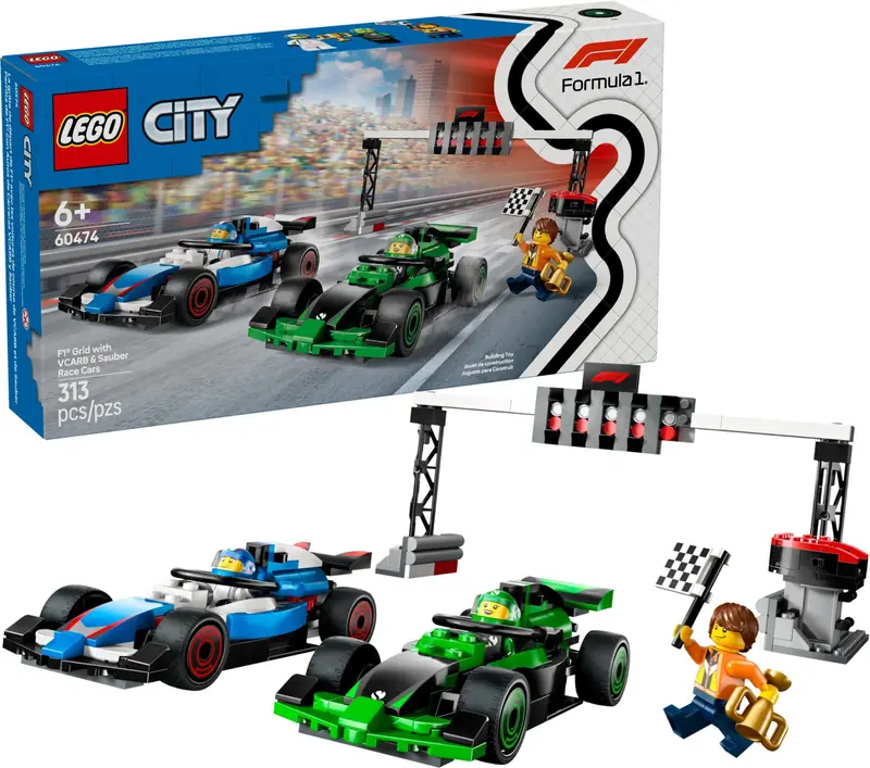 LEGO 60474 Padok F1 z bolidami VCARB i Sauber zdjęcie 3